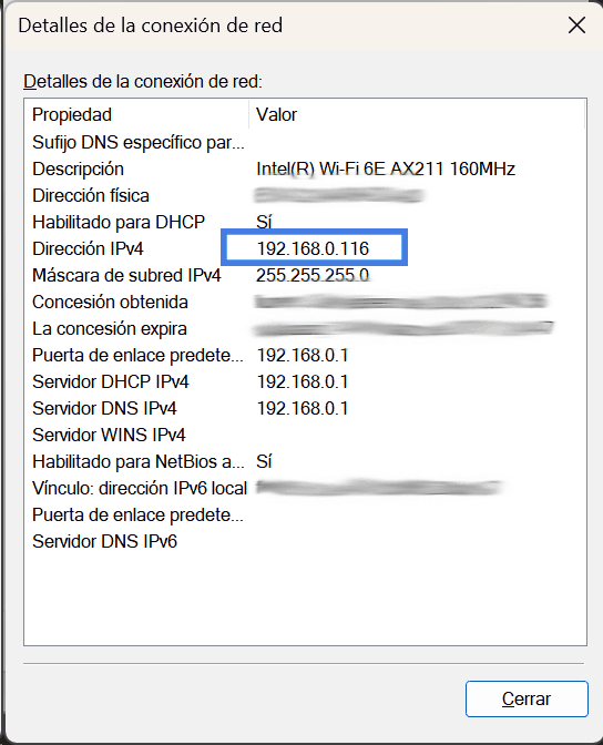 descubre tu ip privada en tu red