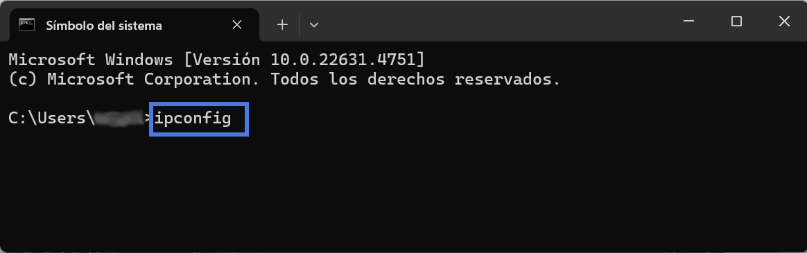 descubre tu ip privada en tu red